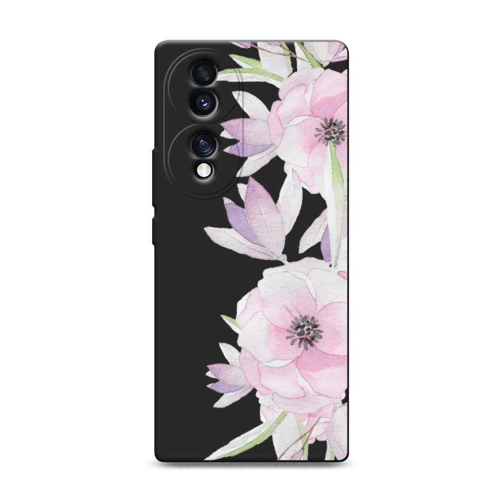 

Чехол Awog 6108252-1 для Honor 70 "Нежные анемоны", Розовый;черный;фиолетовый, 6108252-1