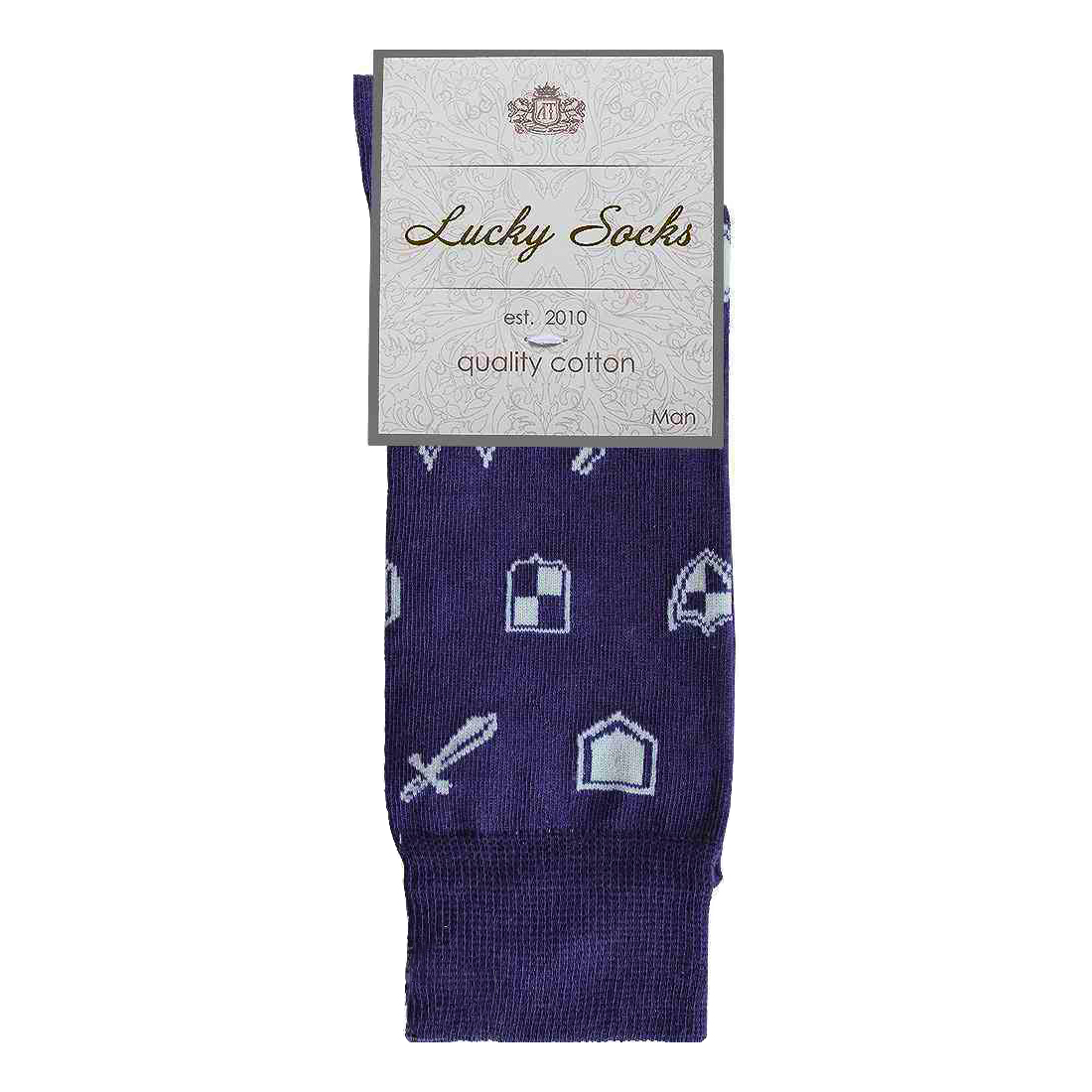

Носки мужские Lucky Socks синие 25-27
