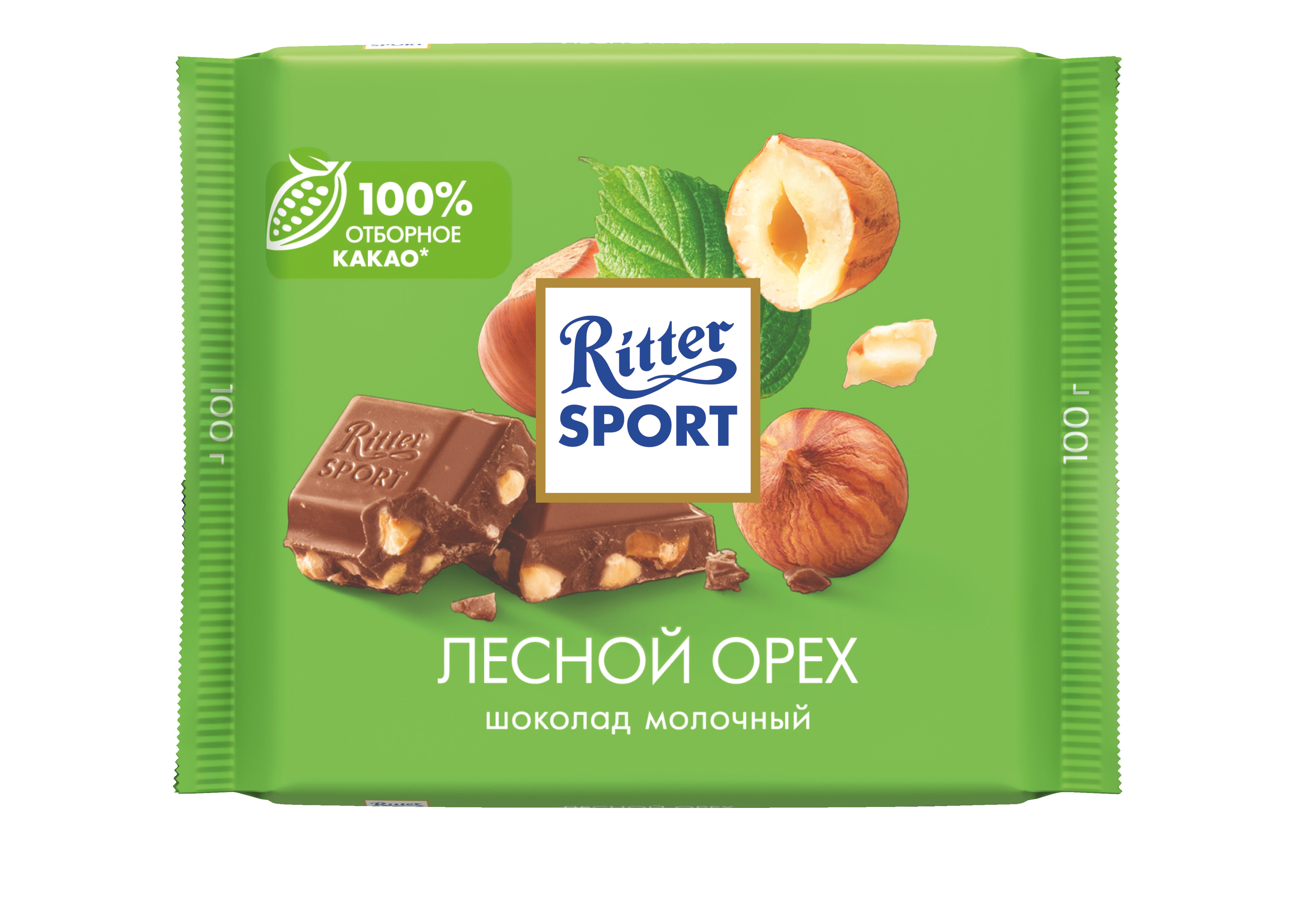 Шоколад молочный Ritter Sport лесной орех 100 г