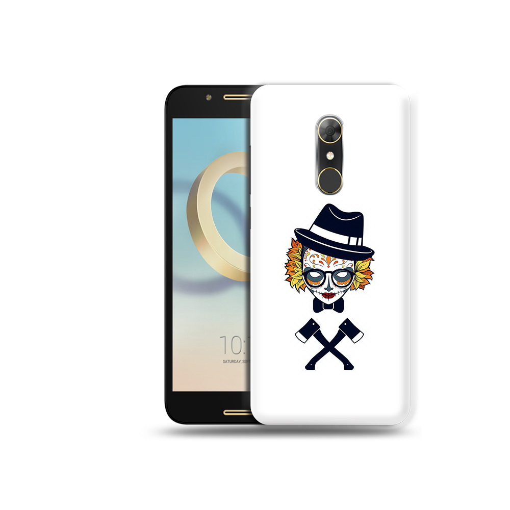 

Чехол MyPads Tocco для Alcatel A7 девушка в маске с топорами рисунок (PT133991.671.304), Прозрачный, Tocco