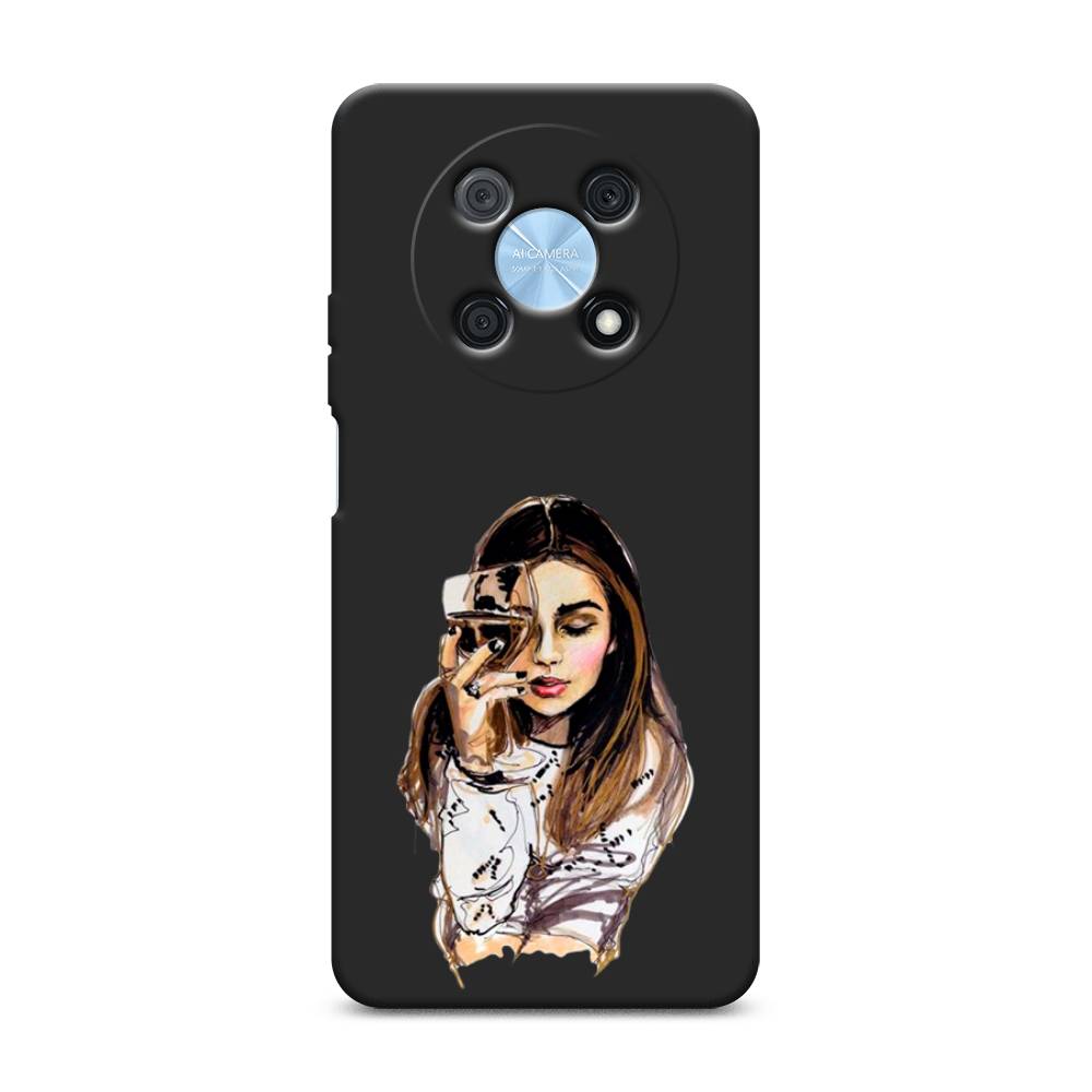 

Чехол Awog на Huawei P50 Pro "Девушка с бокалом", Бежевый;коричневый;белый, 6109352-1