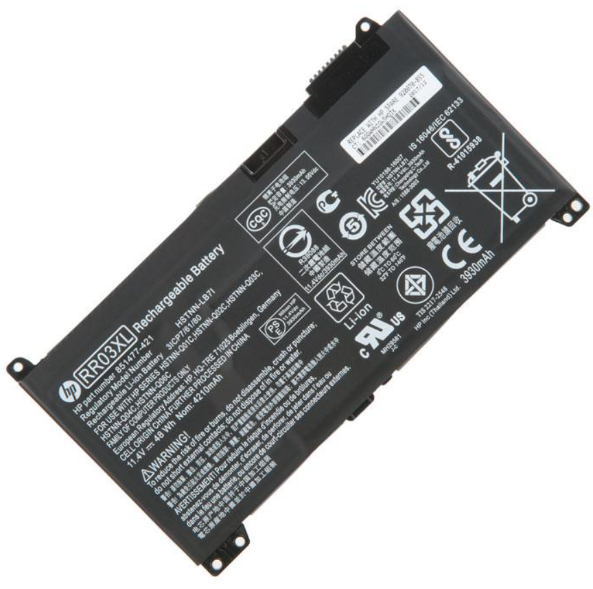 Аккумулятор для ноутбука HP RR03048XL-PR 4210 мАч 11,4В (851610-855)