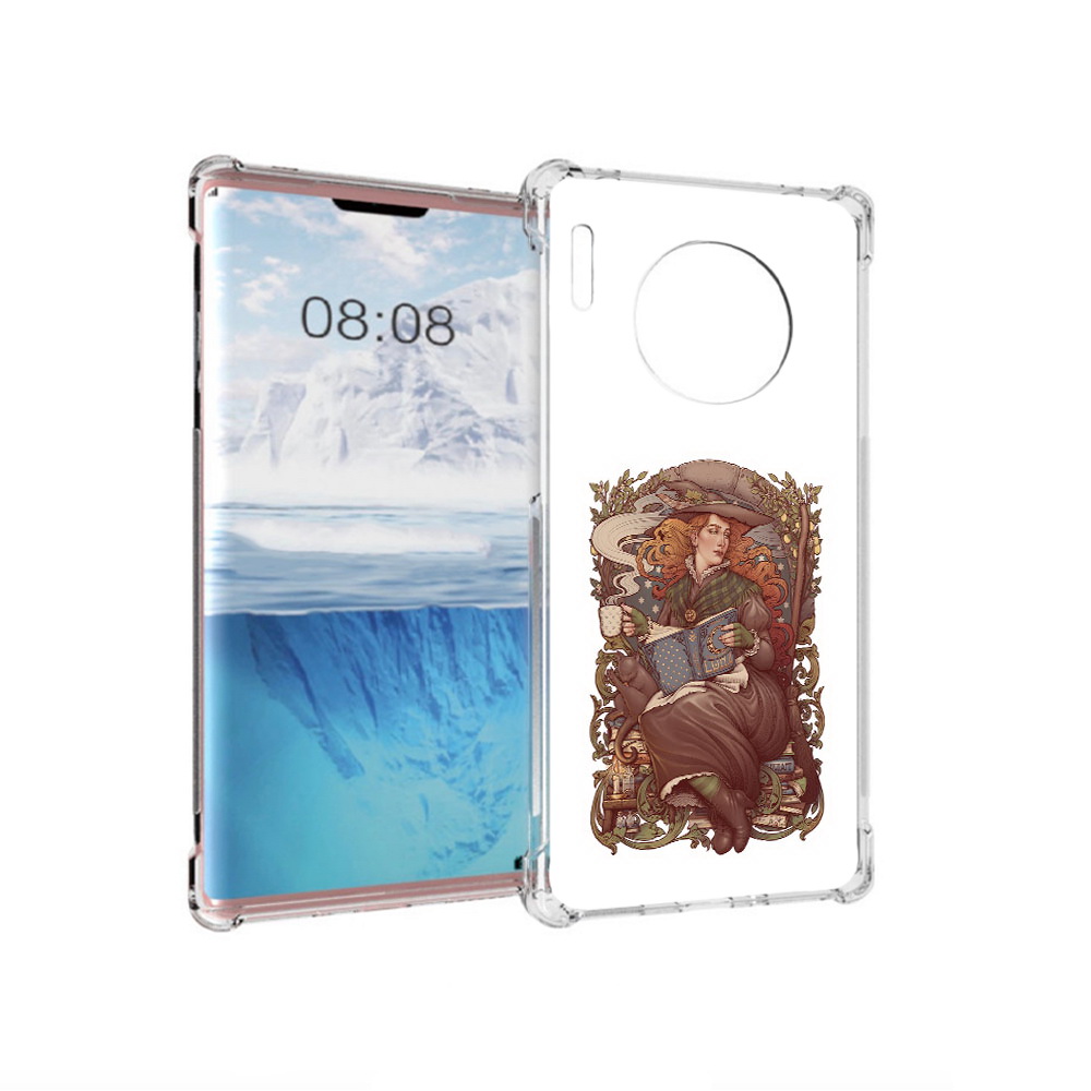 

Чехол MyPads Tocco для Huawei Mate 30 Pro Женские_126, Прозрачный, Tocco