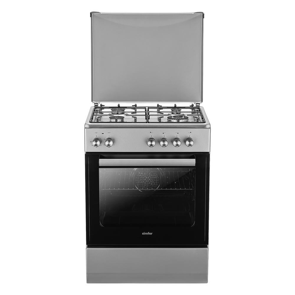 

Комбинированная плита Simfer F65MM45002 серебристая, F65MM45002