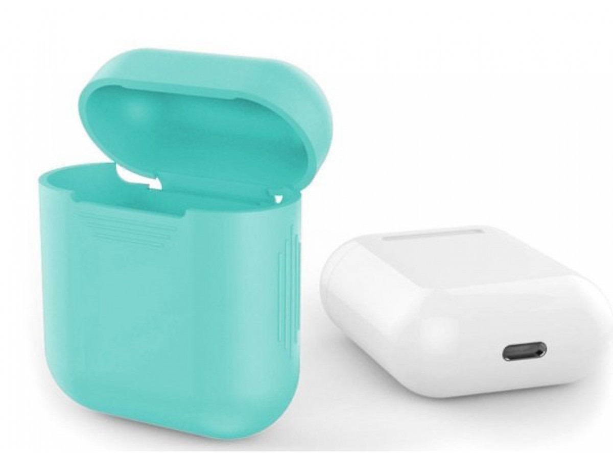 

Силиконовый чехол для Apple AirPods Blue, Синий, Apple AirPods