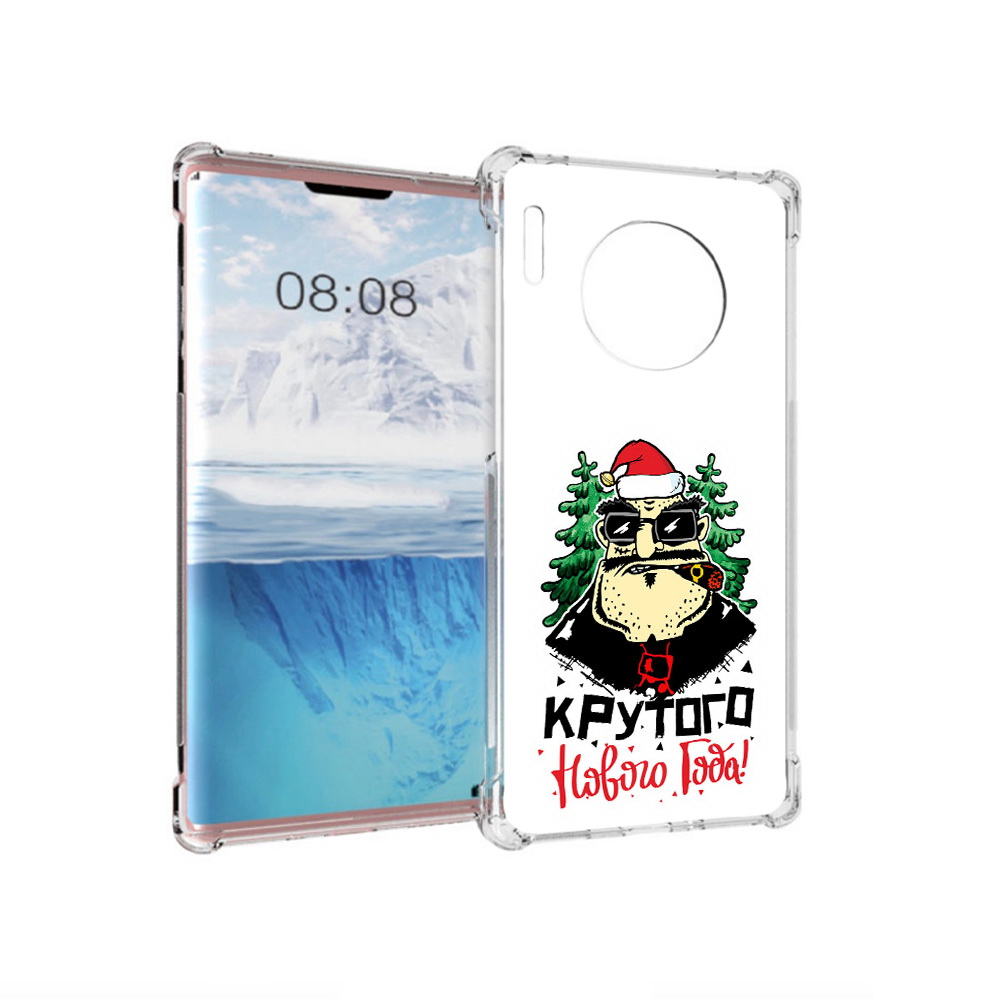 

Чехол MyPads Tocco для Huawei Mate 30 Pro Крутого нового года 2023, Прозрачный, Tocco
