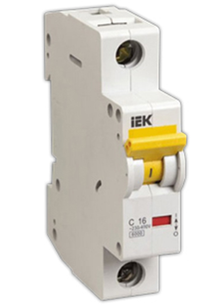 

IEK BA47-29 выключатель автоматический 1P 20А хар-ка С, Белый, IEK BA47-29 выключатель автоматический 1P 20А хар-ка С