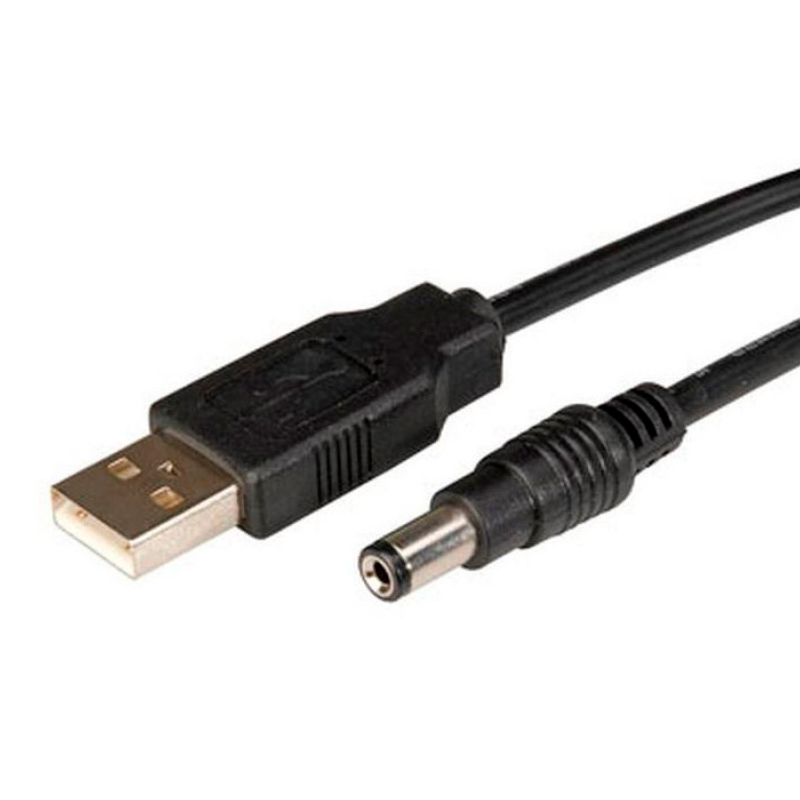 Кабель Premier USB A - DC 55x21 вилка-вилка 1м 5-923 черный 271₽