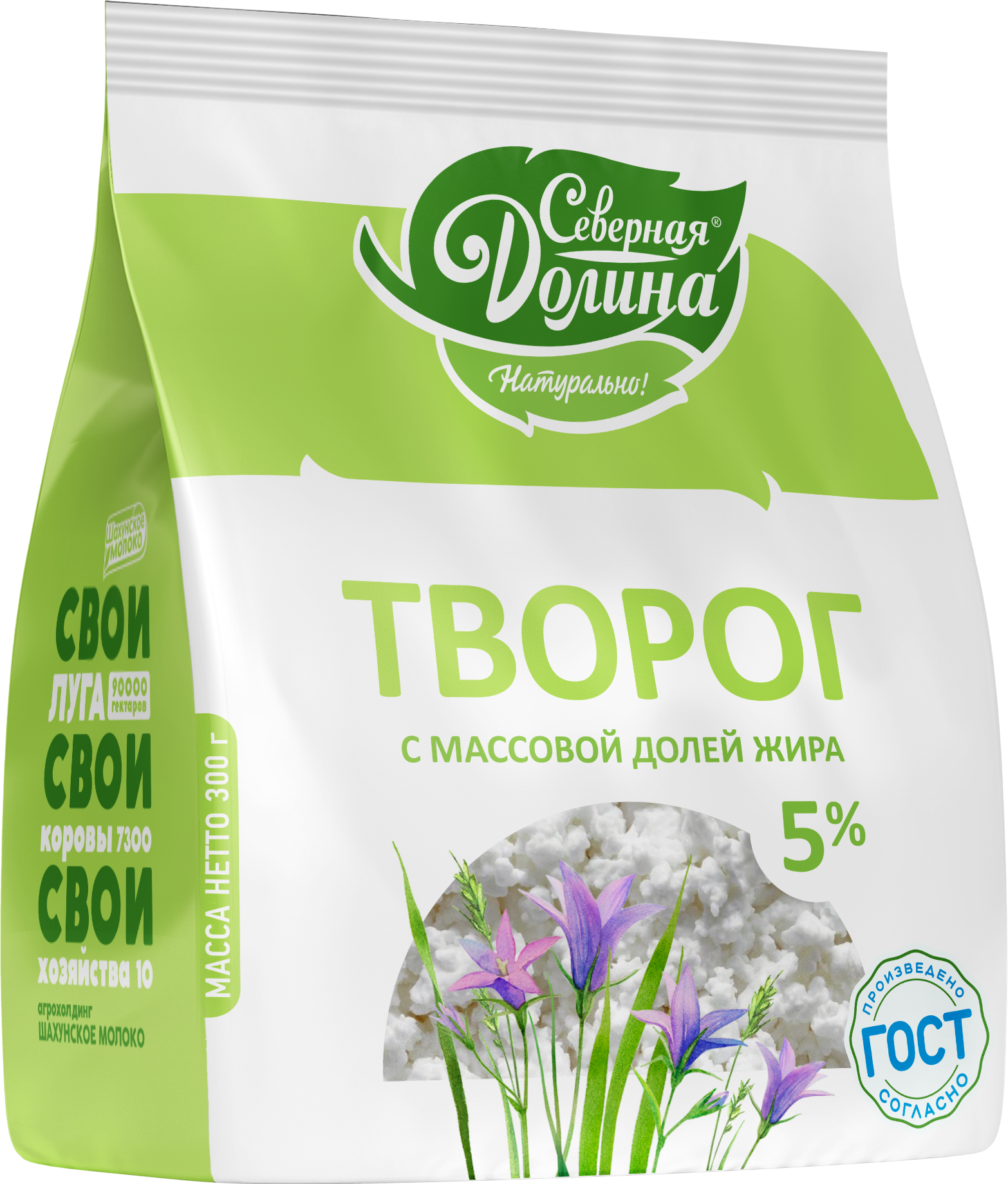 Творог Северная Долина 5% 300 г