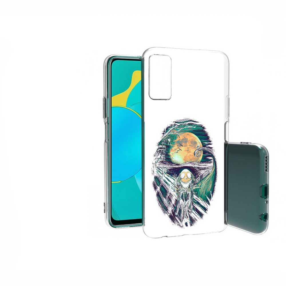 

Чехол MyPads Tocco для Huawei Honor 30S зубастое существо абстракция, Прозрачный, Tocco