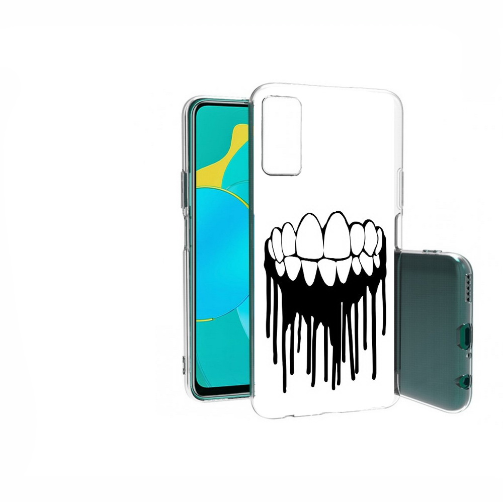 

Чехол MyPads Tocco для Huawei Honor 30S зубы, Прозрачный, Tocco