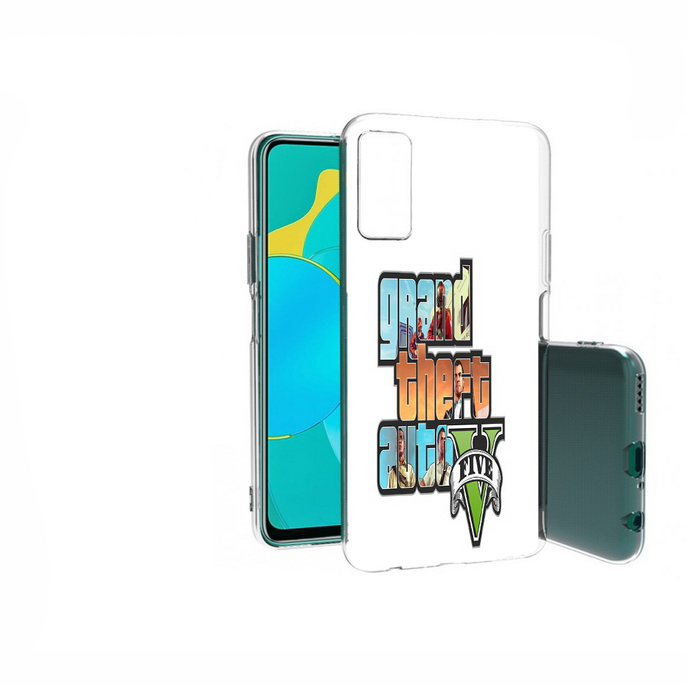 

Чехол MyPads Tocco для Huawei Honor 30S игра гта, Прозрачный, Tocco