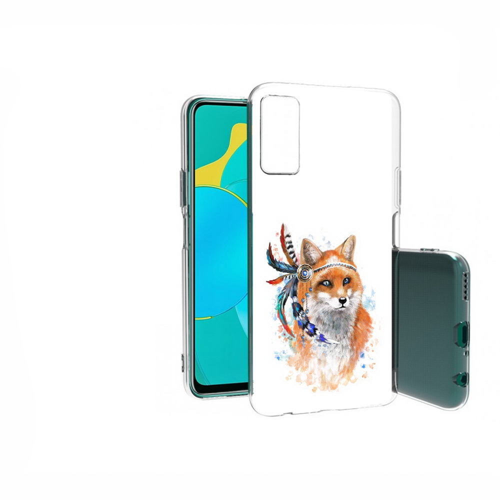 Чехол MyPads Tocco для Huawei Honor 30S инду лиса