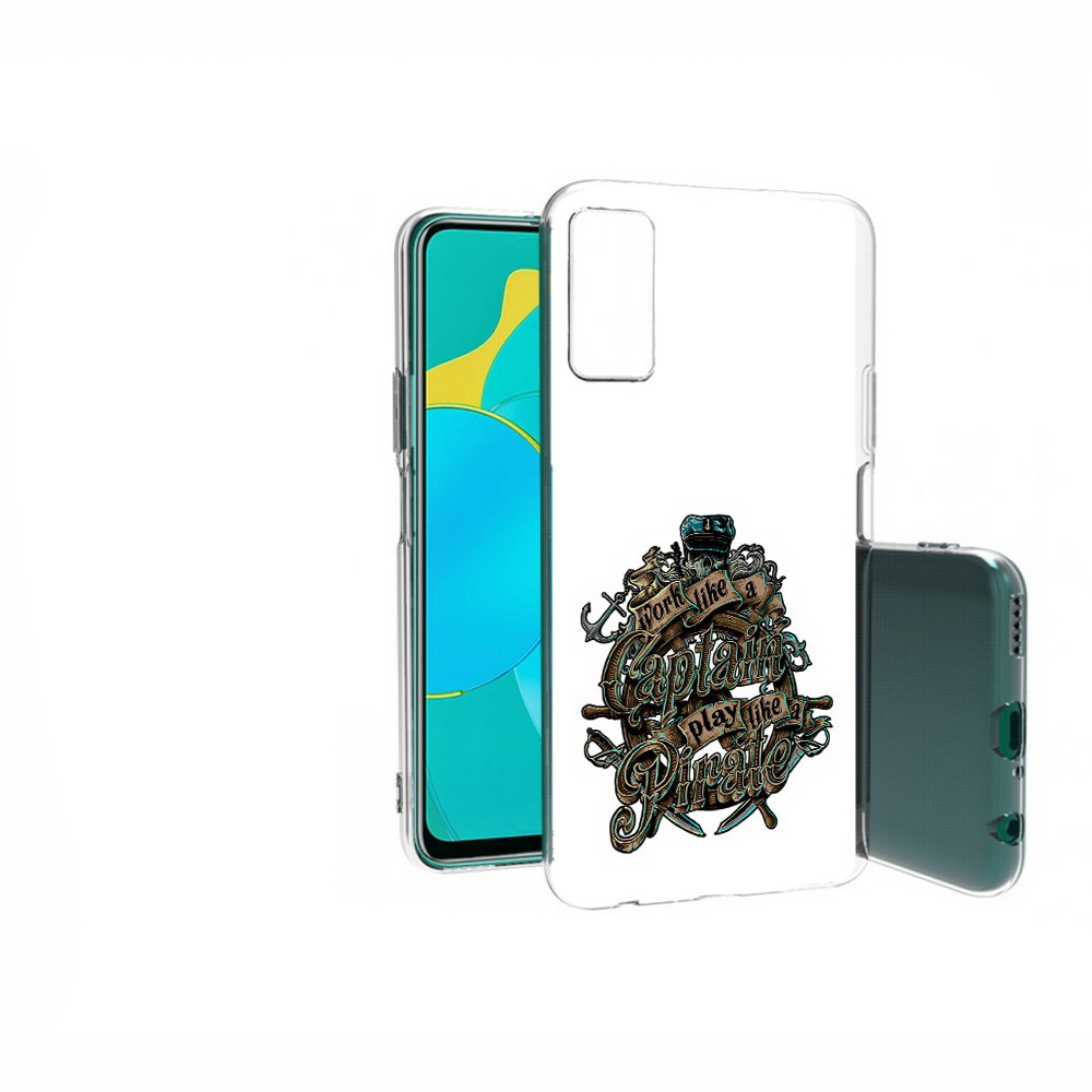 

Чехол MyPads Tocco для Huawei Honor 30S капитан пиратов, Прозрачный, Tocco