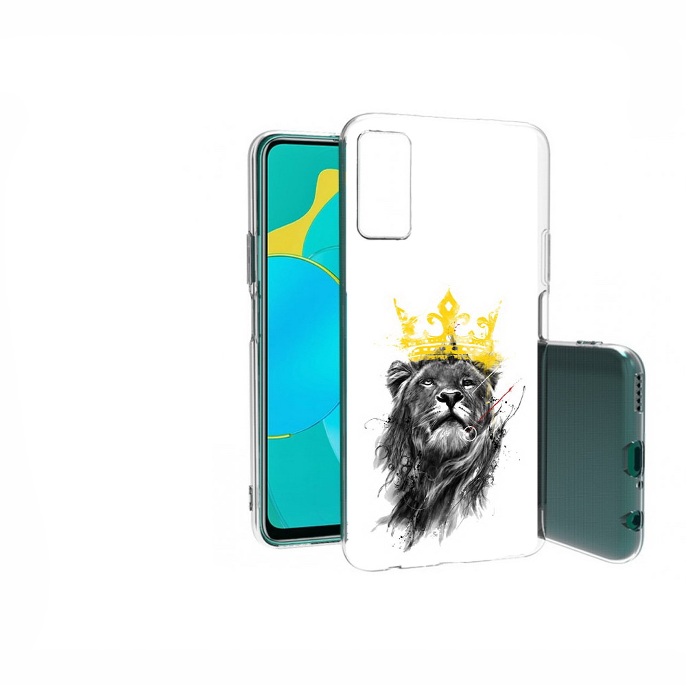 

Чехол MyPads Tocco для Huawei Honor 30S король-лев, Прозрачный, Tocco
