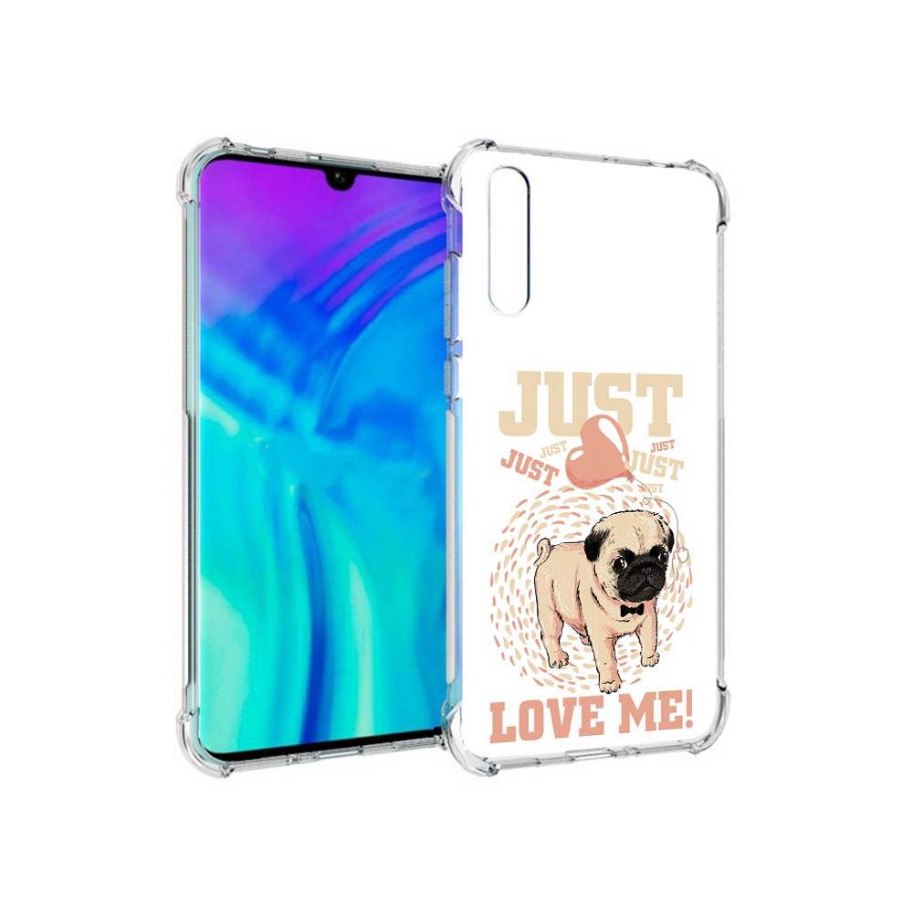 

Чехол MyPads Tocco для Huawei Enjoy 10s Люби меня, Прозрачный, Tocco