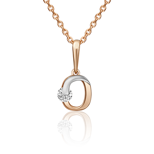 

Кулон из комбинированного золота PLATINA jewelry 03-3119-О-501-1111-38, фианит, 03-3119-О-501-1111-38