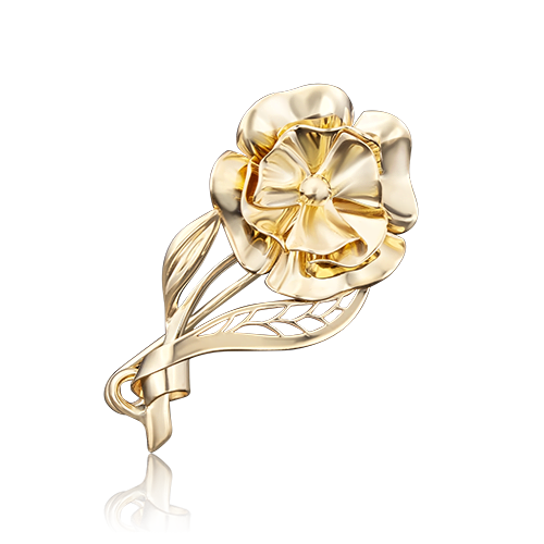 

Брошь из золота PLATINA jewelry 04-0149-00-000-1130-48, 04-0149-00-000-1130-48