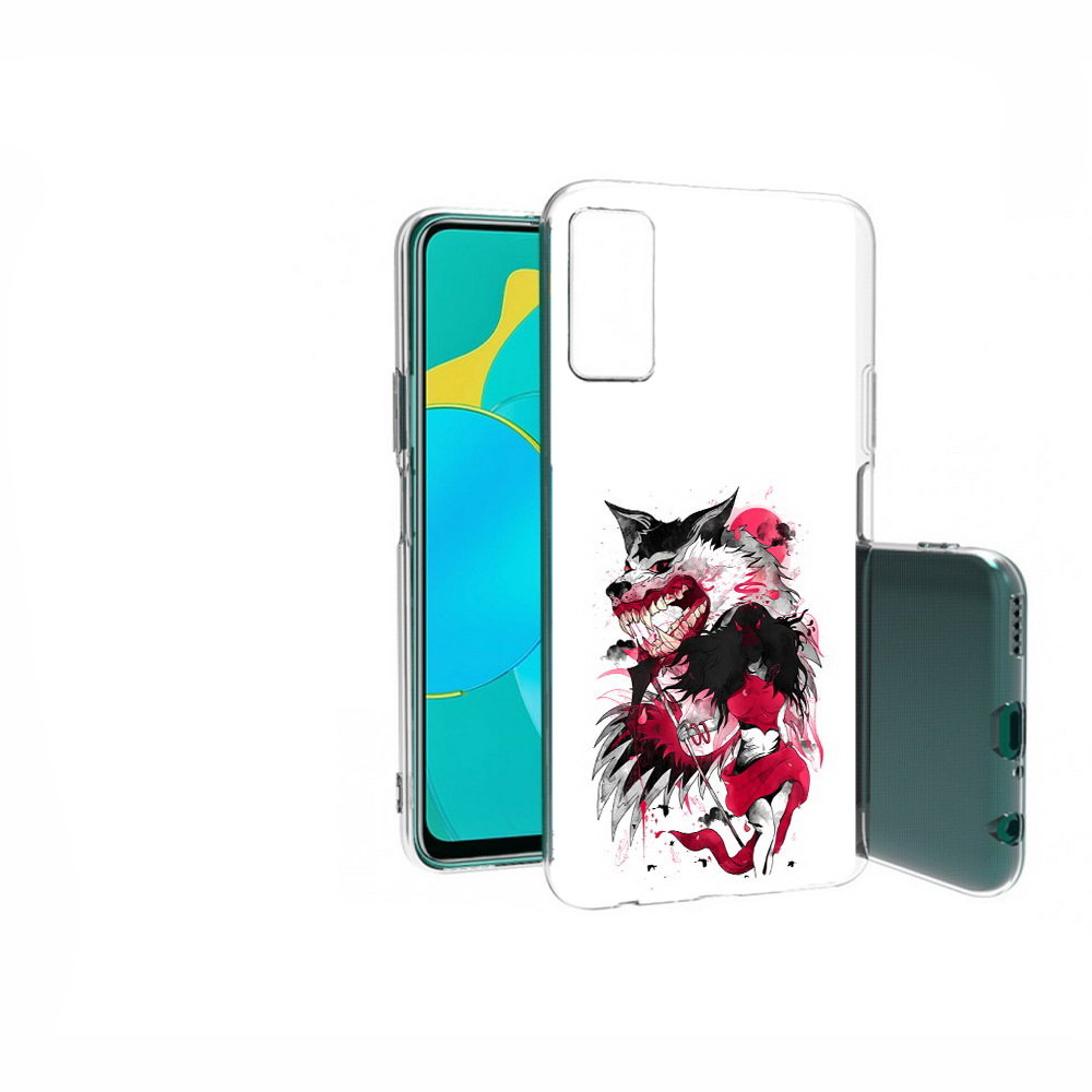 

Чехол MyPads Tocco для Huawei Honor 30S красная шапочка, Прозрачный, Tocco