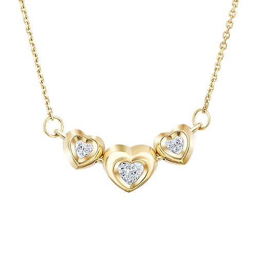 

Колье из желтого золота 45 см PLATINA jewelry 07-0186-00-501-1130-38, фианит, 07-0186-00-501-1130-38