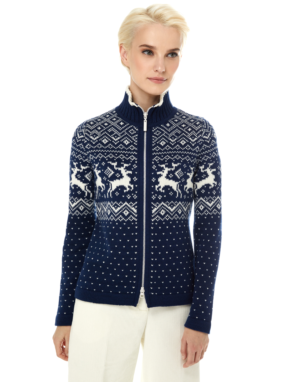 

Кардиган женский SCANDICA 8-2ZW синий 48/164, 8-2ZW