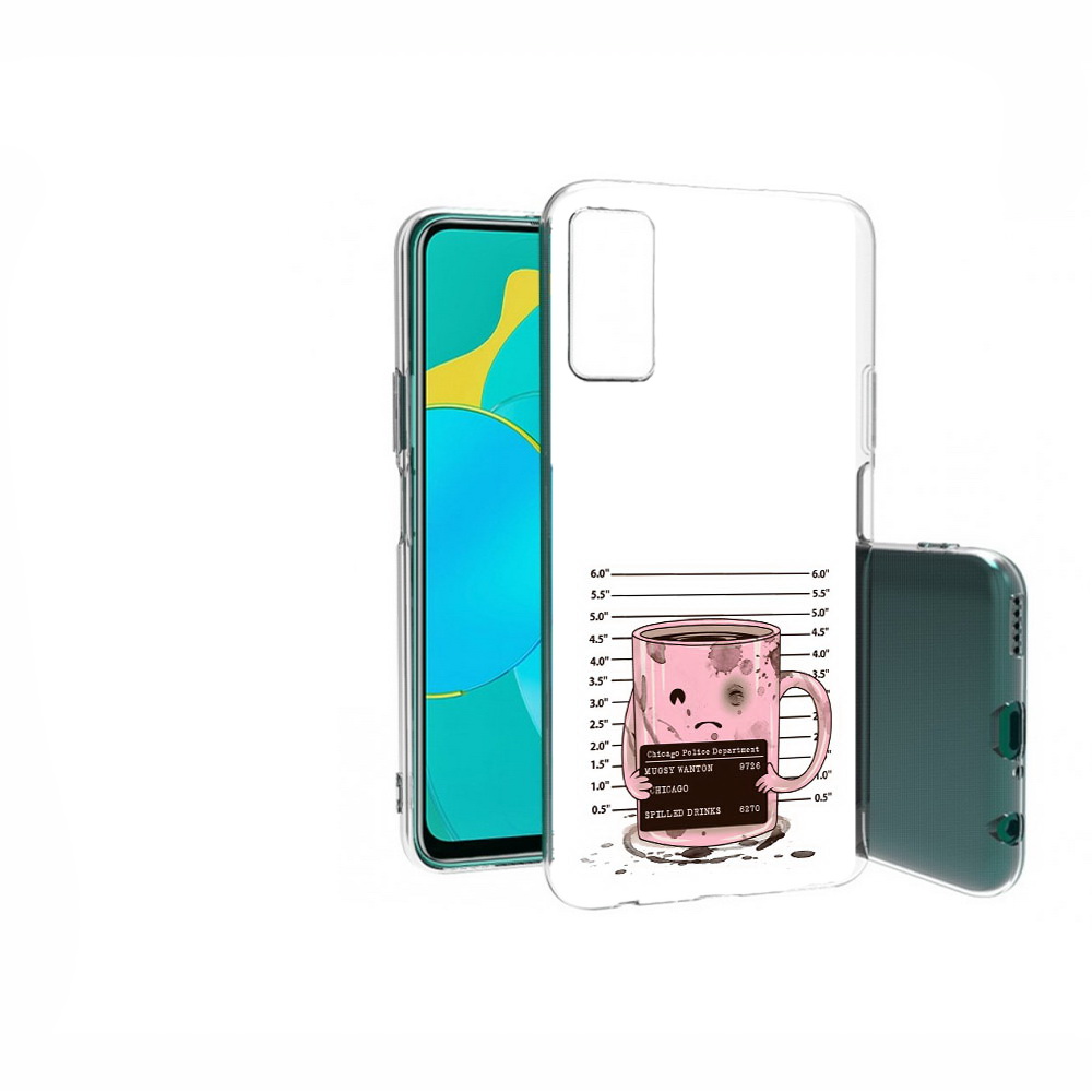 

Чехол MyPads Tocco для Huawei Honor 30S кружка, Прозрачный, Tocco