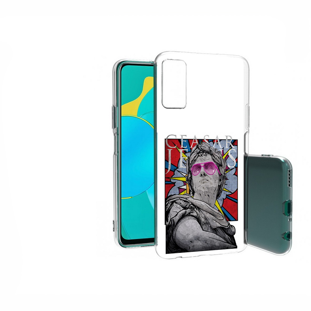 

Чехол MyPads Tocco для Huawei Honor 30S крутая статуя свободы, Прозрачный, Tocco