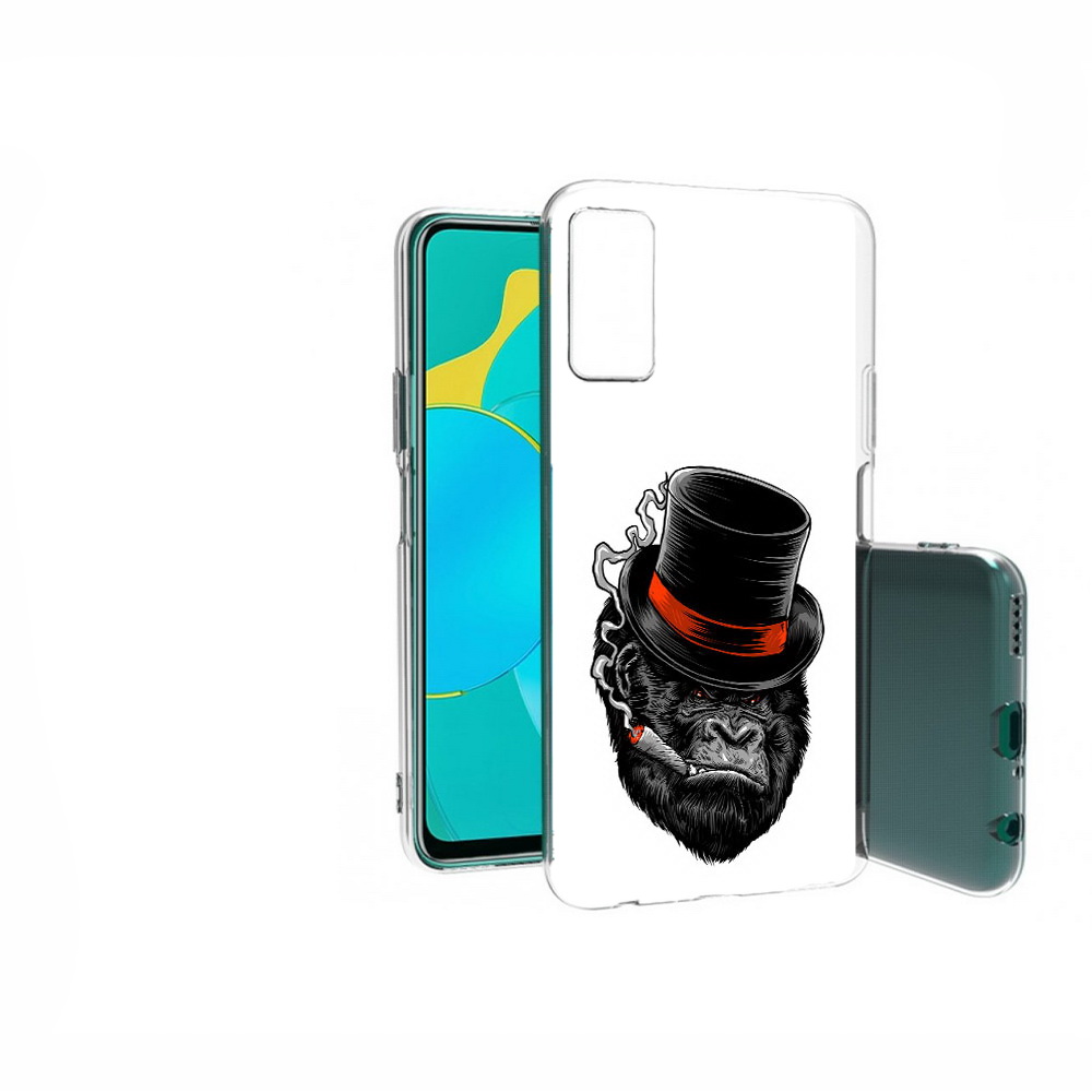

Чехол MyPads Tocco для Huawei Honor 30S дизайнерская горилла, Прозрачный, Tocco