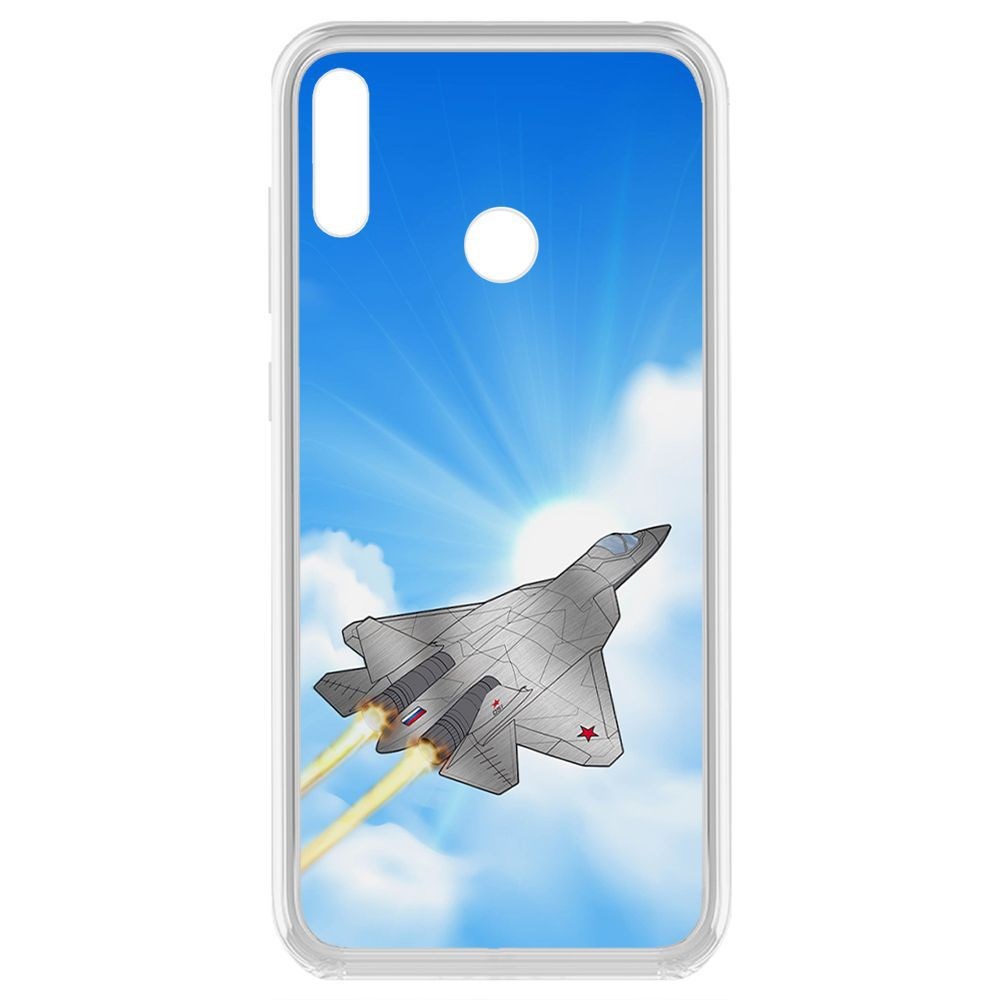 

Чехол-накладка Krutoff Clear Case СУ-57 для Huawei Y7 (2019), Прозрачный