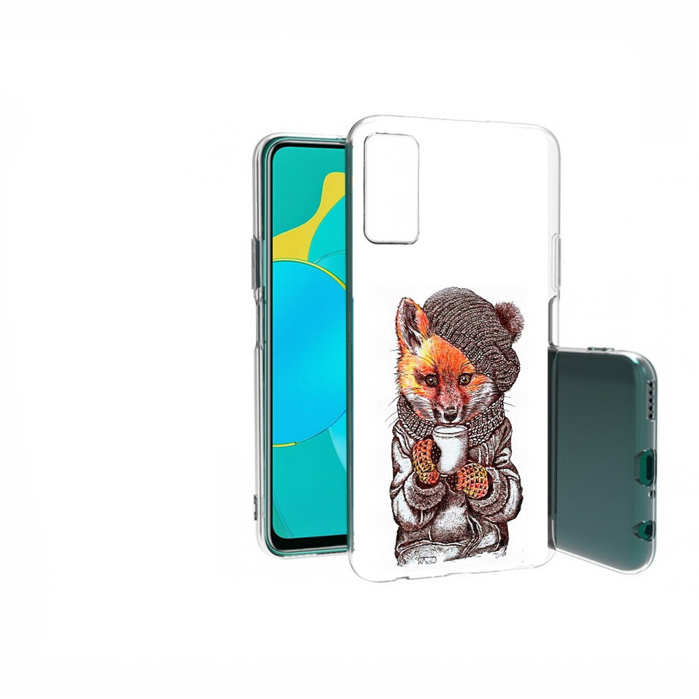 

Чехол MyPads Tocco для Huawei Honor 30S лиса в шапке, Tocco