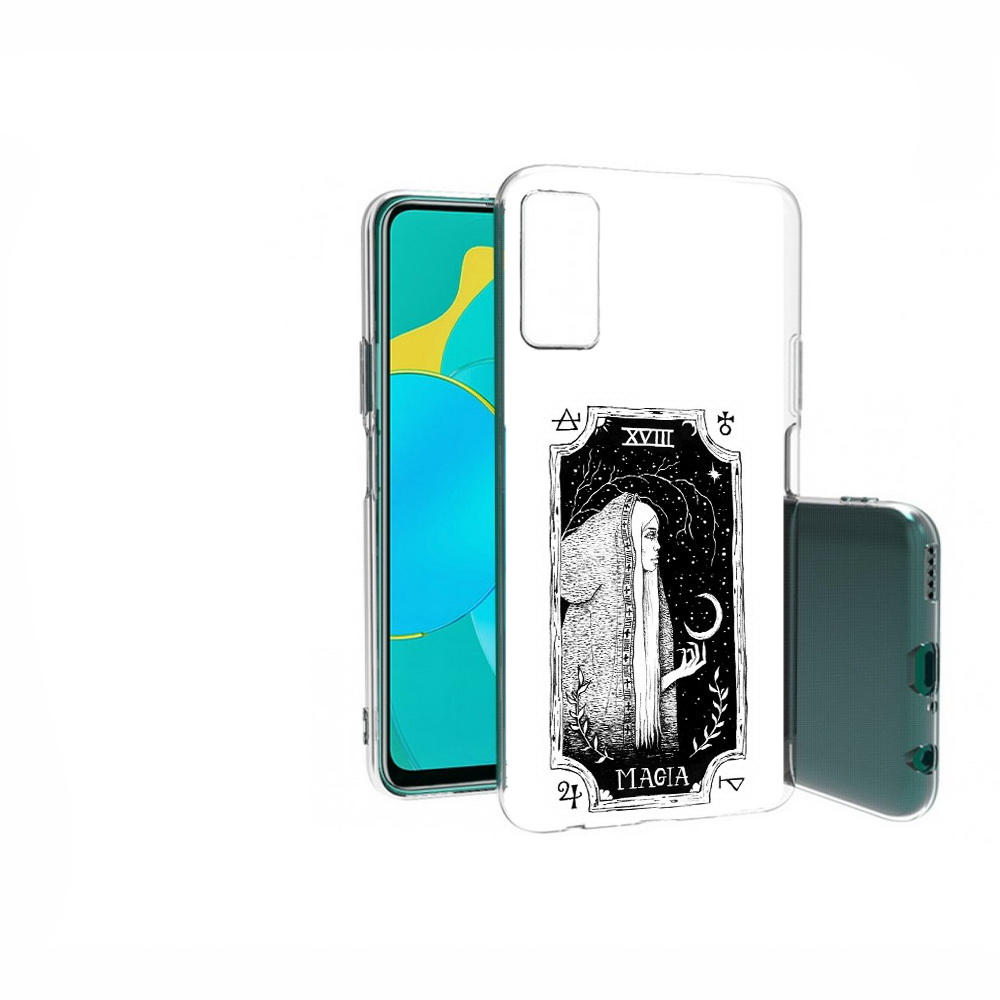 

Чехол MyPads Tocco для Huawei Honor 30S лунная магия, Прозрачный, Tocco