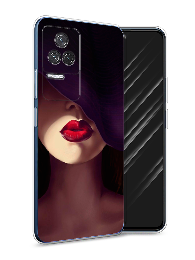 

Чехол Awog на Xiaomi Redmi K50 "Красные губы", Разноцветный, 312250-7