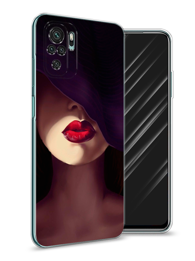 

Чехол Awog на Xiaomi Redmi Note 10/Note 10S/M5s "Красные губы", Разноцветный, 39950-7