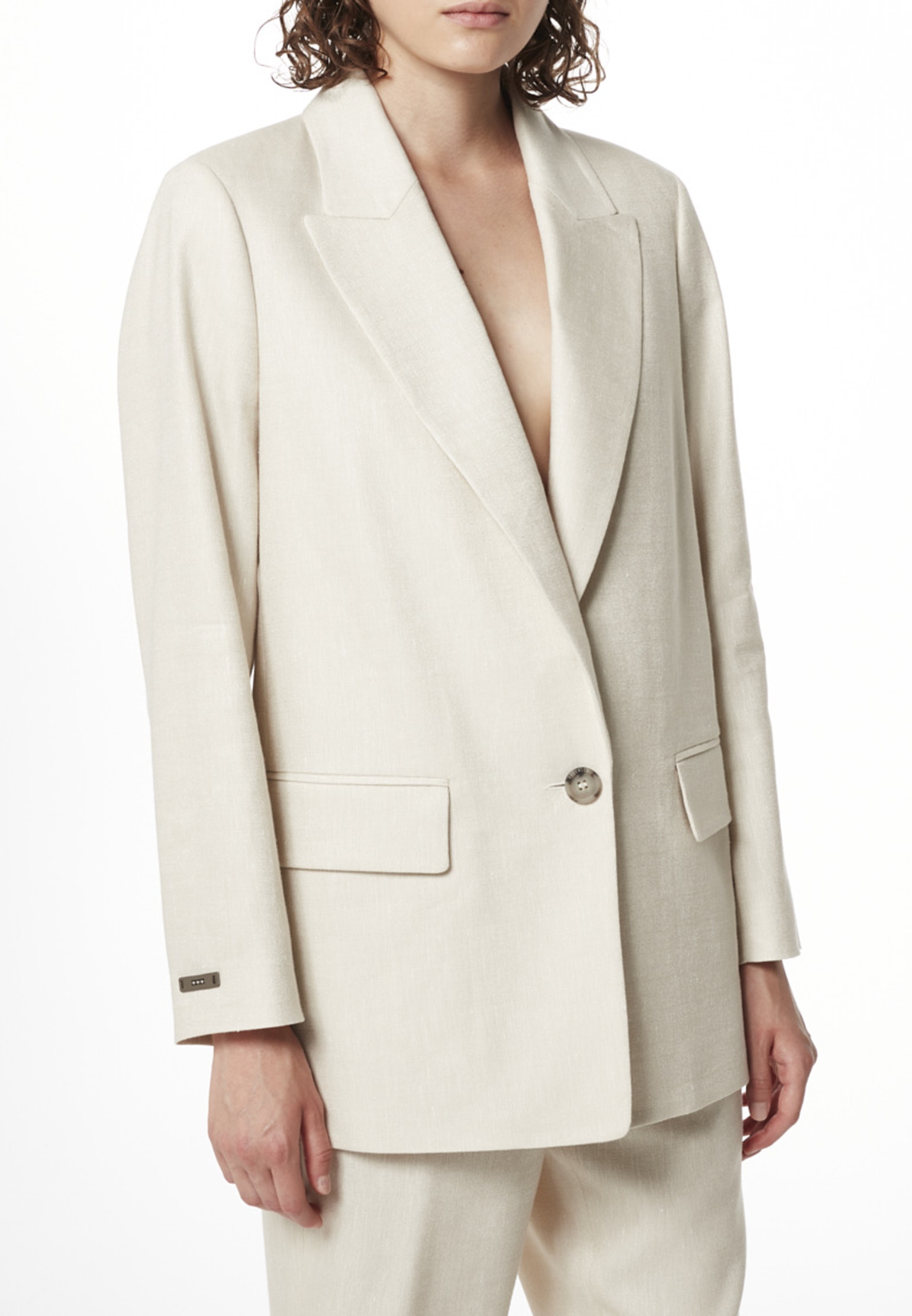 Пиджак женский Peserico 141311 бежевый 42 IT