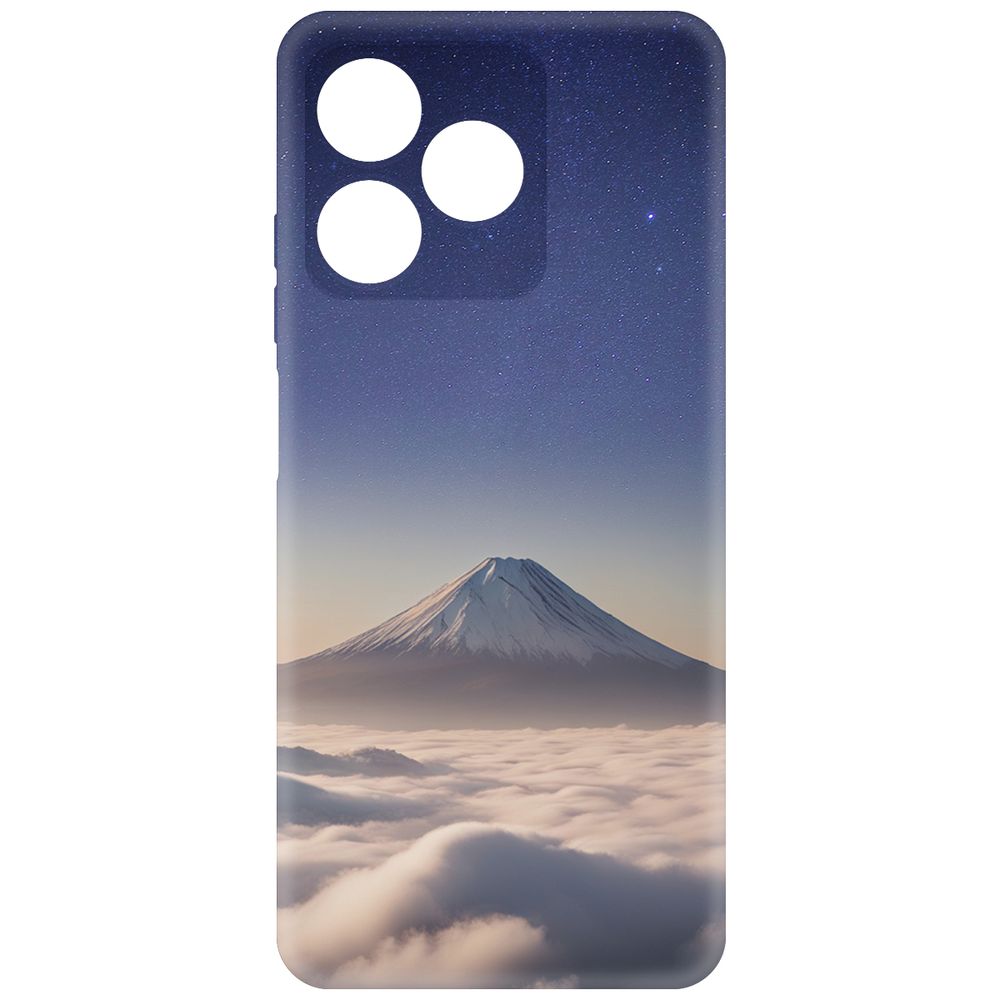 

Чехол-накладка Krutoff Soft Case Япония, Фудзияма для Realme C63 черный
