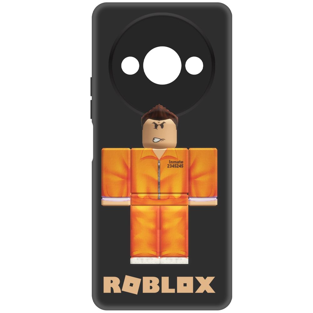 

Чехол-накладка Krutoff Soft Case Roblox-Заключенный для Xiaomi Redmi A3x черный