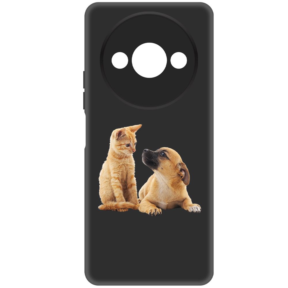 

Чехол-накладка Krutoff Soft Case Лучшие друзья для Xiaomi Redmi A3x черный