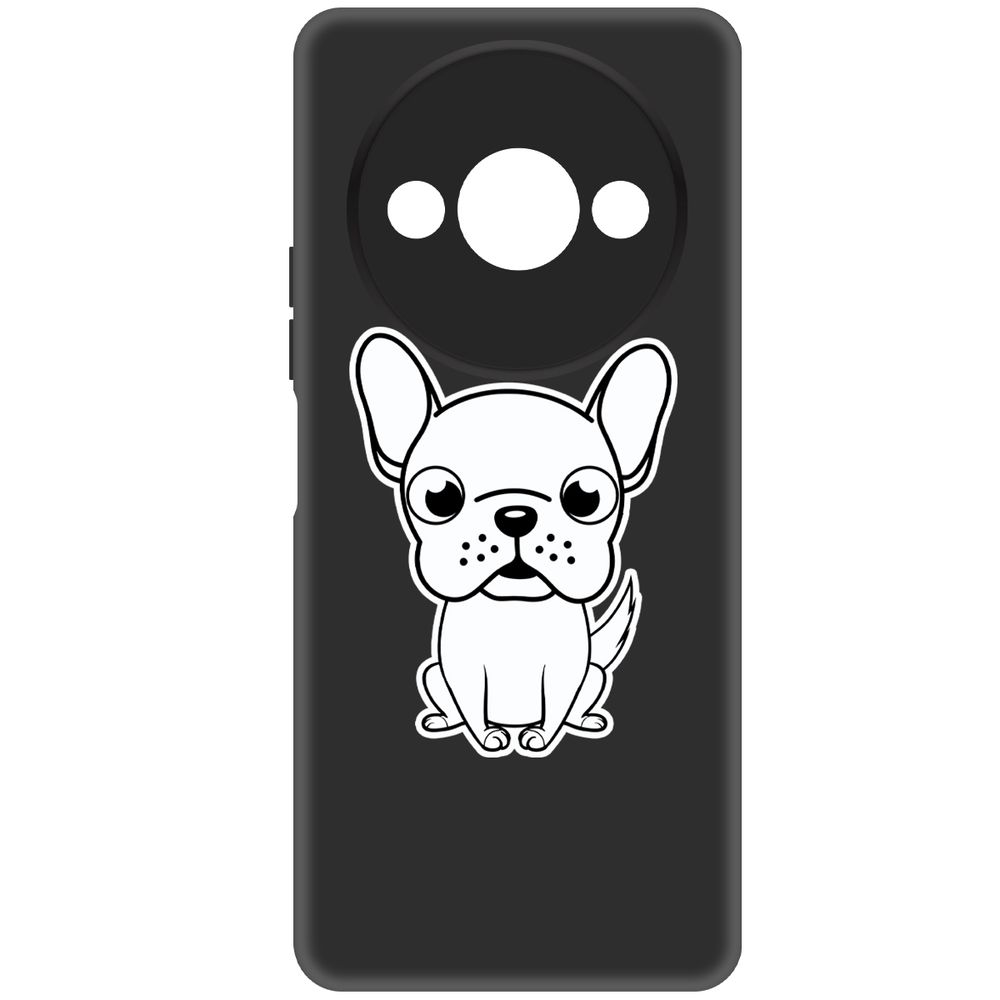 

Чехол-накладка Krutoff Soft Case Черно-белый щенок для Xiaomi Redmi A3x черный