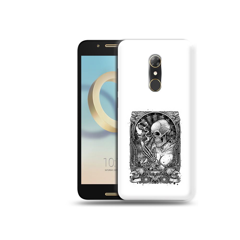 

Чехол MyPads Tocco для Alcatel A7 девушка скелет (PT133991.671.316), Прозрачный, Tocco