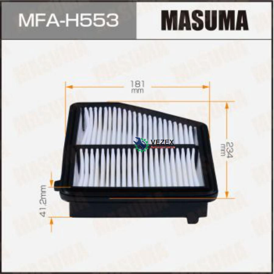 

MASUMA Воздушный фильтр A2807 MASUMA HONDA (1/40)