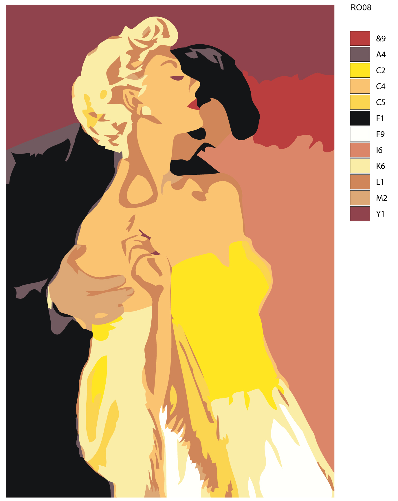 

Картина по номерам, Живопись по номерам, 80 x 120, RO08, RO08
