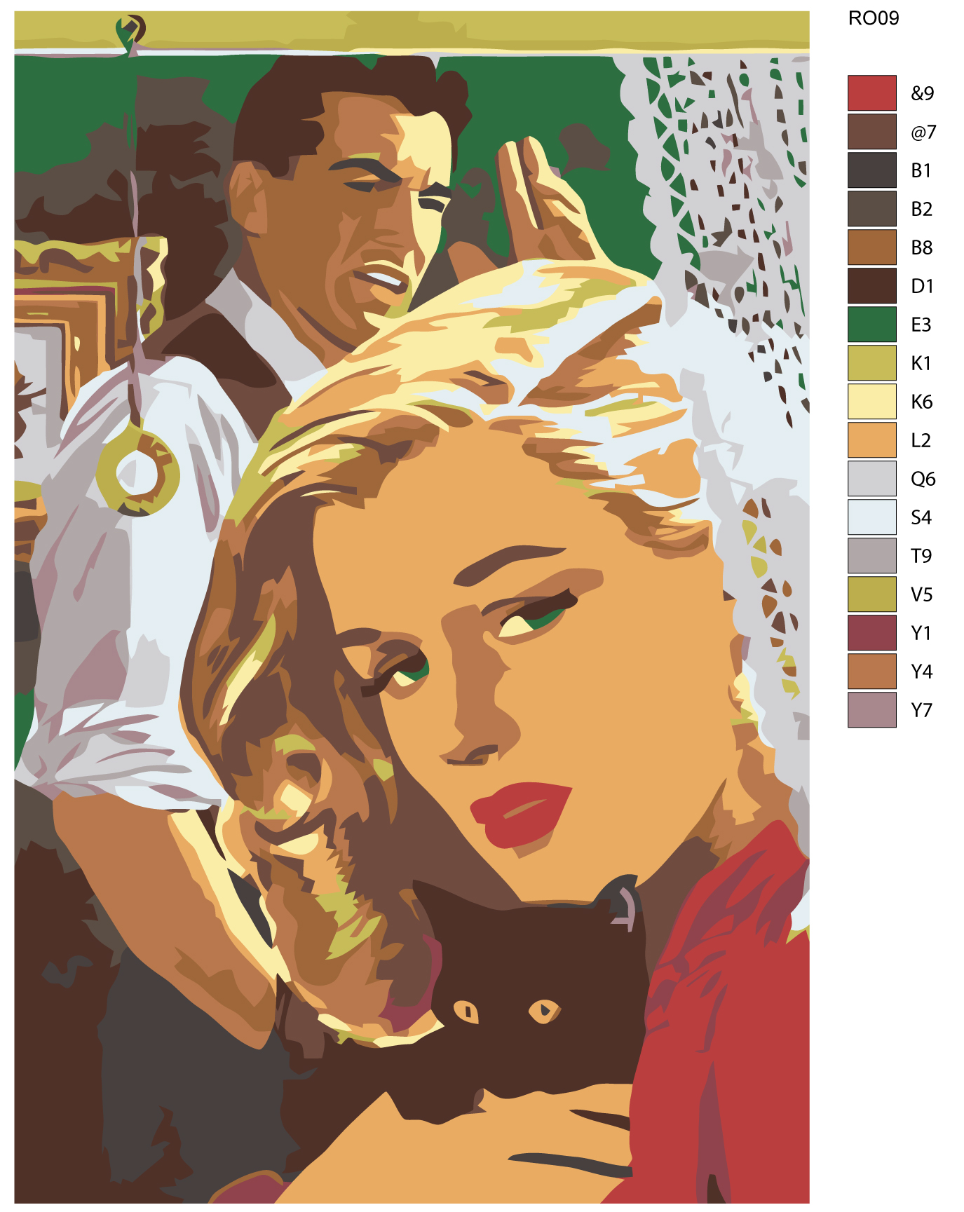 

Картина по номерам, Живопись по номерам, 60 x 90, RO09, RO09