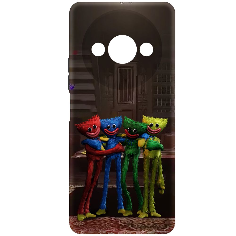 

Чехол-накладка Krutoff Soft Case Хаги Ваги - Мини-Хаги для Xiaomi Redmi A3x черный