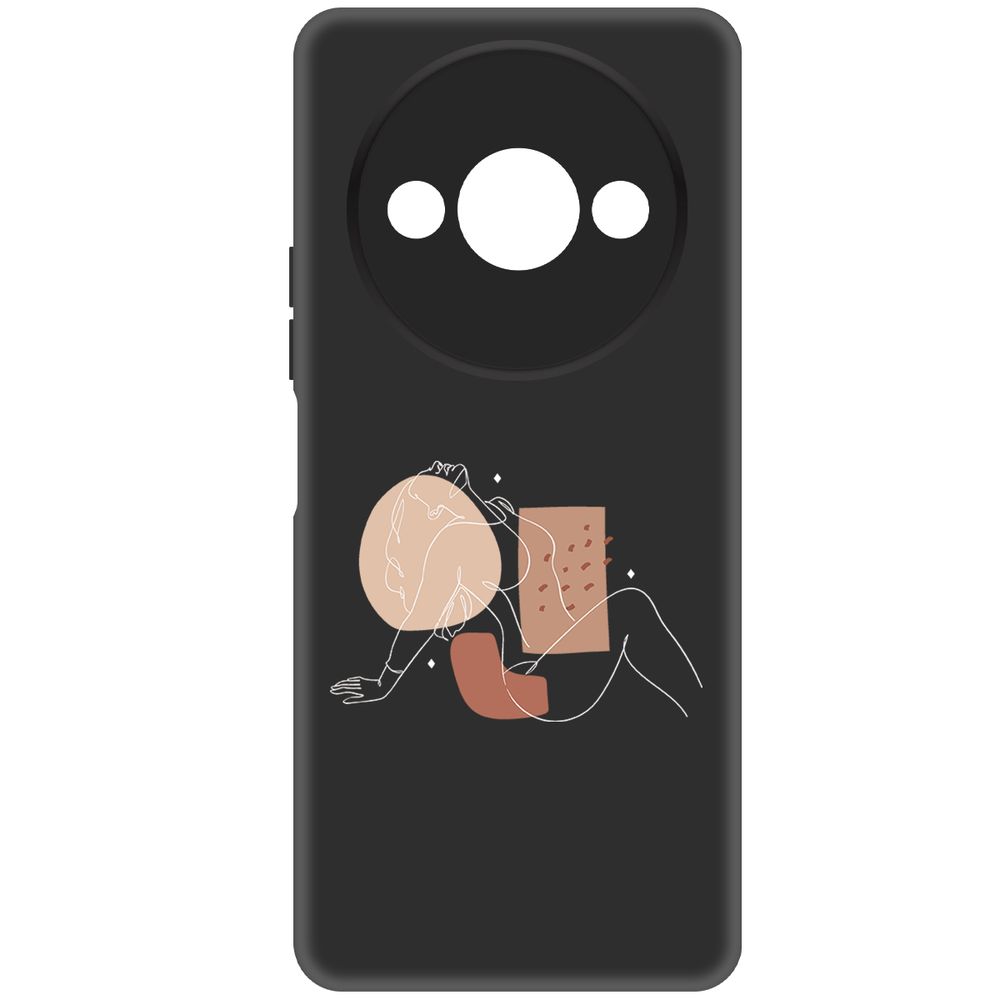 

Чехол-накладка Krutoff Soft Case Чувственность для Xiaomi Redmi A3x черный