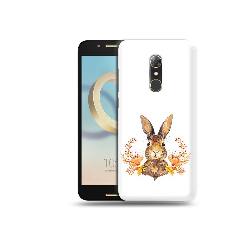 

Чехол MyPads Tocco для Alcatel A7 зайка в цветах (PT133991.671.349), Прозрачный, Tocco