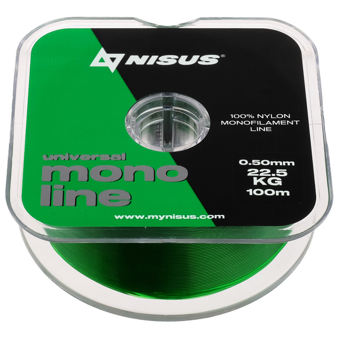 NISUS Леска NISUS MONOLINE Green 0,50 мм/100 м