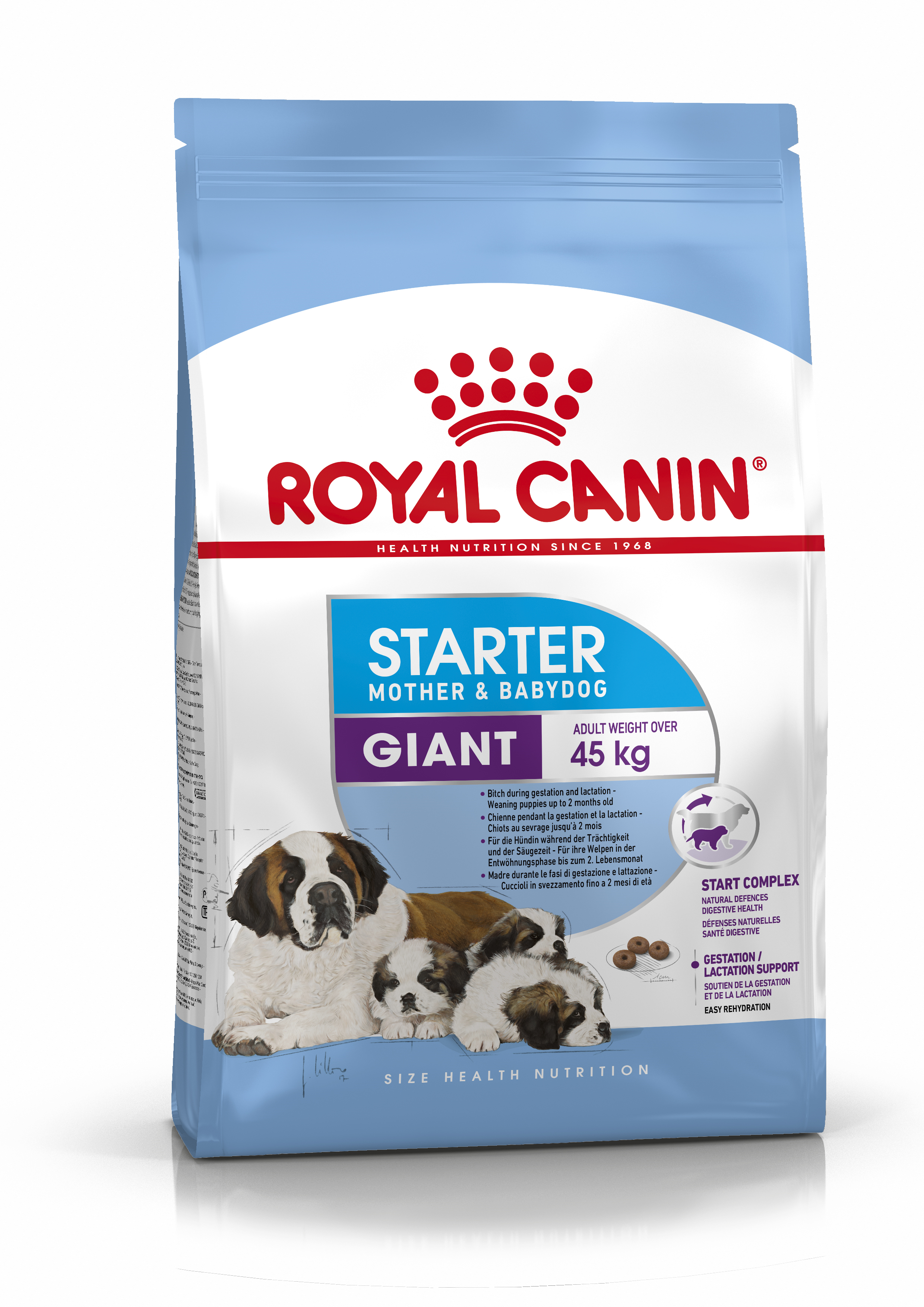 фото Сухой корм для щенков royal canin giant starter mother & babydog, птица, 4кг