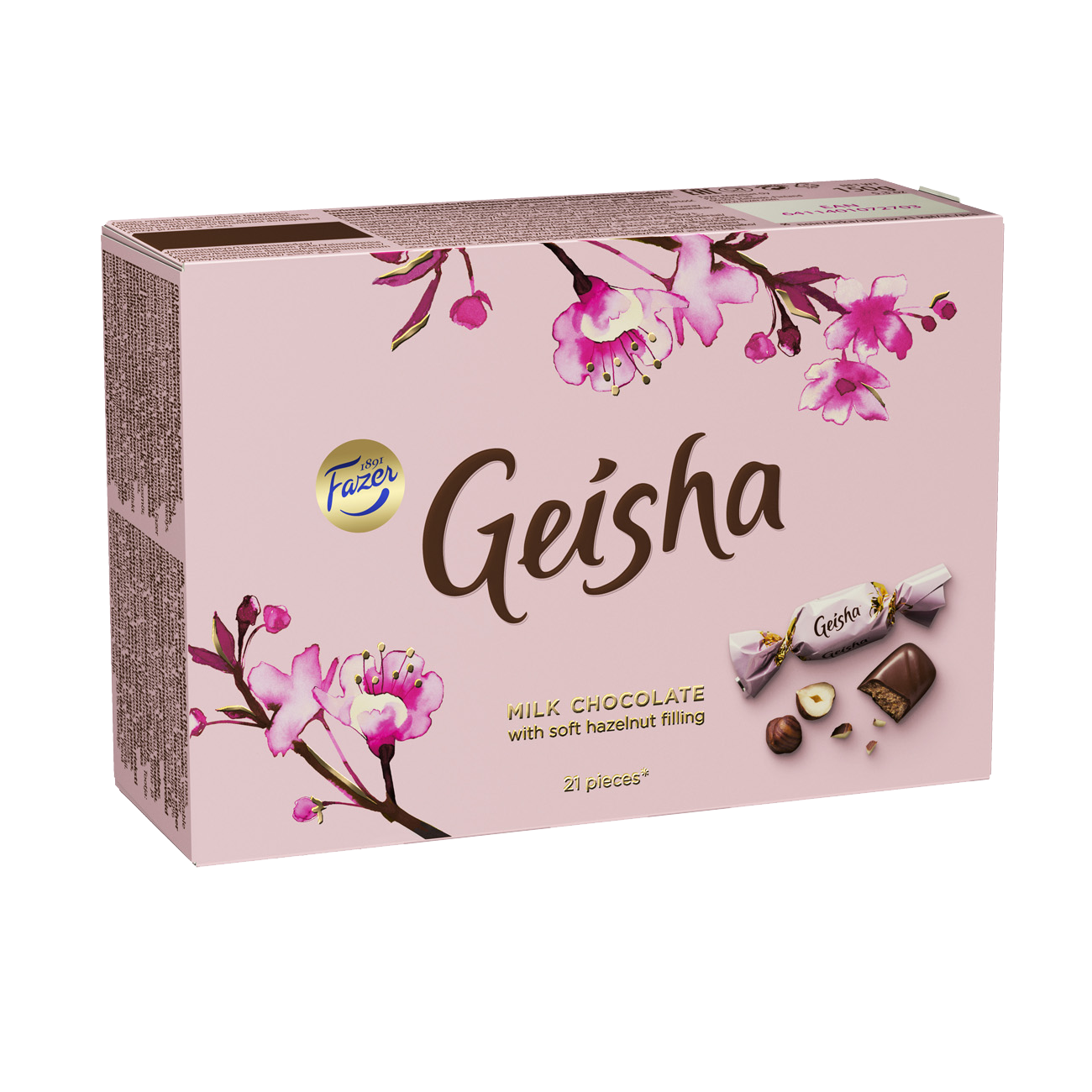 фото Шоколадные конфеты geisha с начинкой из тертого ореха 150г