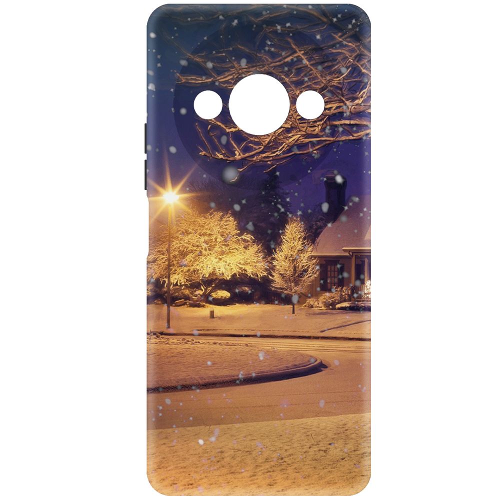 

Чехол-накладка Krutoff Soft Case Зимняя сказка для Xiaomi Redmi A3x черный