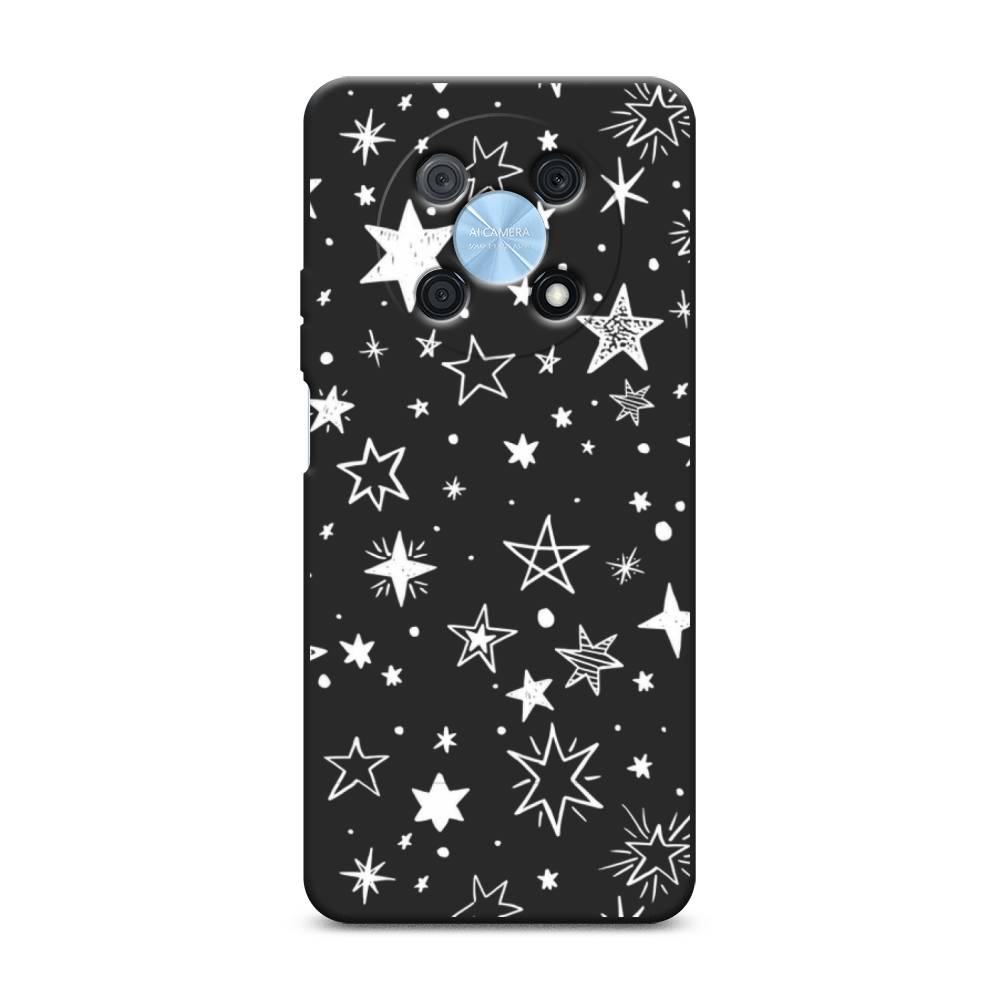 

Чехол Awog на Huawei P50 Pro "Звездочки графика белая", Прозрачный;белый, 6109352-1